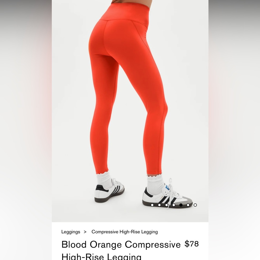 Girlfriend Collective Blood Orange Set